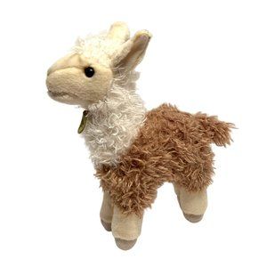 Aurora Plush Stuffed Animal Toy Miyoni Camel Beige White Furry 12 in Tall x 11 i